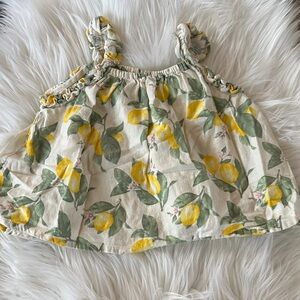 Old Navy Lemon Print Baby Tank Top